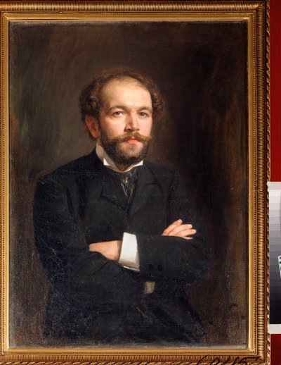 صورة للمؤلف الموسيقي نيكولاي ميدتنر (1879-1951) (صورة الملحن إن ميدتنر) - لوحة لفيكتور كارلوفيتش ستمبرغ (1863 بعد عام 1917) ، زيت على قماش بواسطة فيكتور كارلوفيتش ستيمبرج