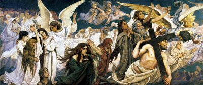 قبل الجنة ، الجزء الأيسر ، 1885-1896. بواسطة فيكتور ميخائيلوفيتش فاسنيتسوف