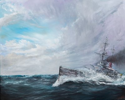 أخت الكلاب الحديدية - SMS Lutzow 1916، 2016، بواسطة فنسنت الكسندر بوث