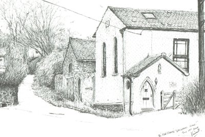 الكنيسة القديمة ، Brighstone Isle of Wight ، 2008 بواسطة فنسنت الكسندر بوث