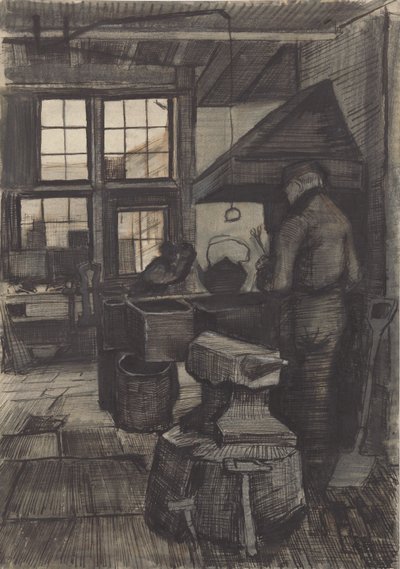 فورج ، 1882. بواسطة فنسنت فان جوخ