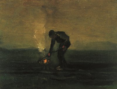 الحشائش المحترقة للفلاحين ، 1883. بواسطة فنسنت فان جوخ
