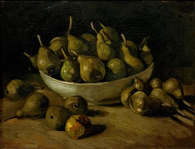 لا تزال الحياة مع وعاء من الأرض والكمثرى ، 1885. بواسطة فنسنت فان جوخ