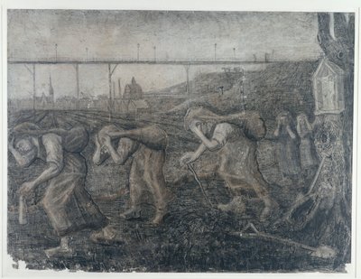 حملة العبء ، 1881. بواسطة فنسنت فان جوخ