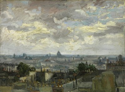 منظر باريس 1886 بواسطة فنسنت فان جوخ