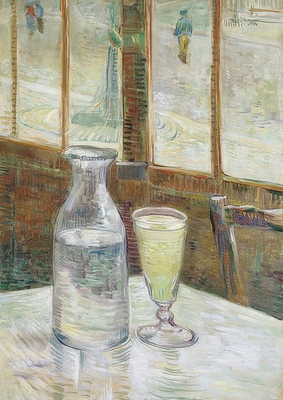 طاولة قهوة مع الأفسنتين. 1887 بواسطة فنسنت فان جوخ