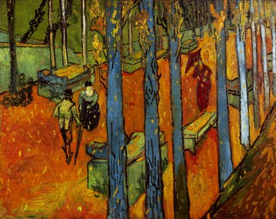 Falling leaves (Les Alyscamps) بواسطة فنسنت فان جوخ