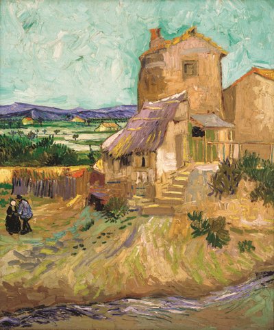 بيت لا كراو الطاحونة القديمة ، 1888. بواسطة فنسنت فان جوخ