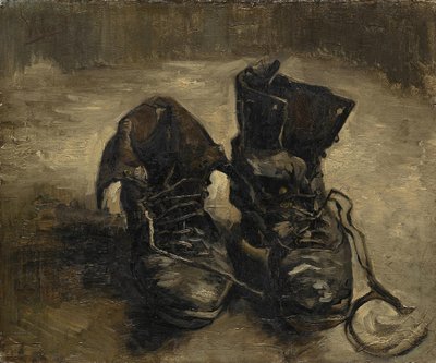 "الحذاء الأسود" أو "الحذاء القديم" لوحة للفنسنت فان جوخ (1853-1890). 1886. متحف فنسنت فان جوخ. أمستردام. بواسطة فنسنت فان جوخ