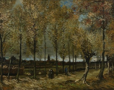 Poplars قرب Nuenen. 1885 بواسطة فنسنت فان جوخ