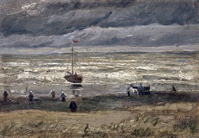 البحر في Scheveningen par Gogh ، فنسنت ، فان (1853-1890). زيت على قماش ، مقاس: 34.5 × 61 بواسطة فنسنت فان جوخ