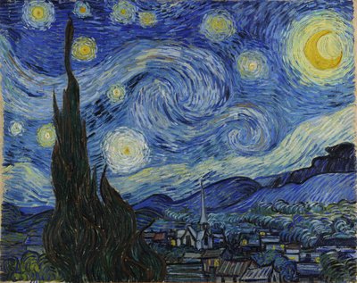ليلة مرصعة بالنجوم بواسطة Vincent van Gogh