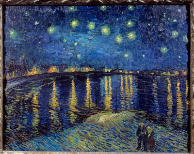 نجوم الليل اعلي نهر الرون بواسطة Vincent van Gogh
