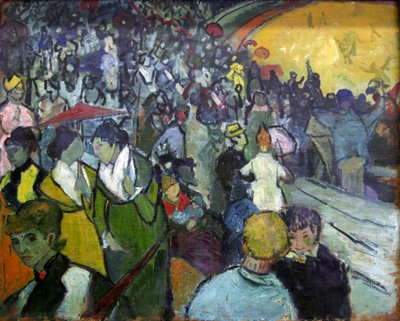 "The Arena at Arles" ، ١٨٨٨. بواسطة فنسنت فان جوخ