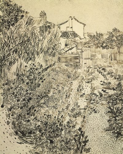 حديقة الزهور ، 1888 بواسطة فنسنت فان جوخ