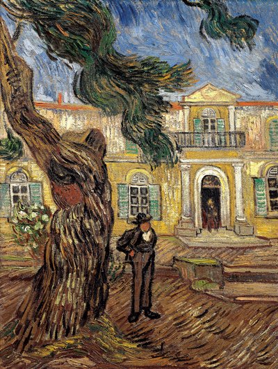 The Hospital of Saint Paul at Saint Remy de Provence - oil on canvas بواسطة فنسنت فان جوخ