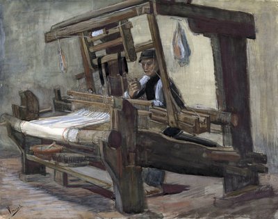 ويفر (تيسيراند) قدم المساواة جوخ ، فينسينت ، فان (1853-1890). قلم ، فرشاة ، ألوان مائية ، حبر هندي على ورق ، مقاس: 35.7 × 45.1 بواسطة فنسنت فان جوخ