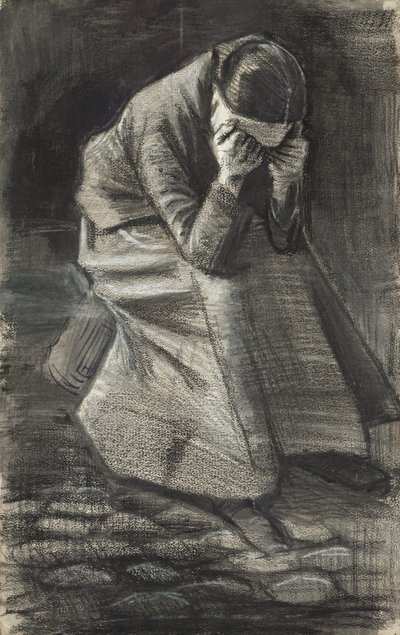 امرأة تبكي ، 1883 بواسطة فنسنت فان جوخ