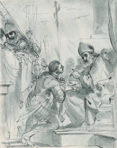 توبة القديس وليم ، 1764-98. بواسطة فينشينسيو فانجليستي