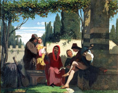 توربادور فلورينتين في القرن الرابع عشر ، 1860 بواسطة فينشنزو كابيانكا