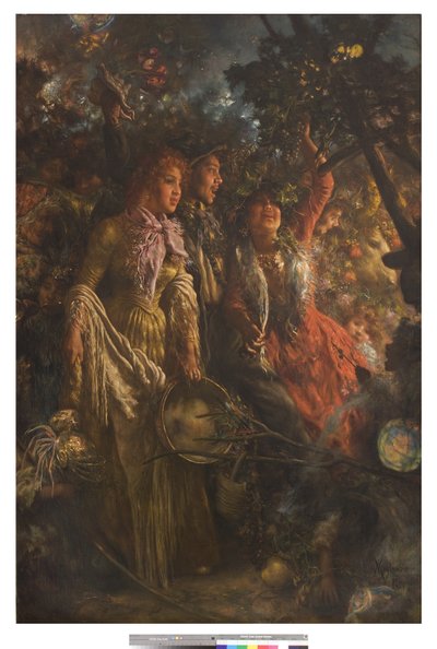 مهرجان في بيدجروتا ، 1895 بواسطة فينشنزو ميجليارو