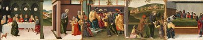 قصة القديس توما الرسول - يعمد القديس توما إلى تعميد غوندافوروس وحلقات أخرى ، 1480-1500 بواسطة فينتشينزو دي أنطونيو فريدياني