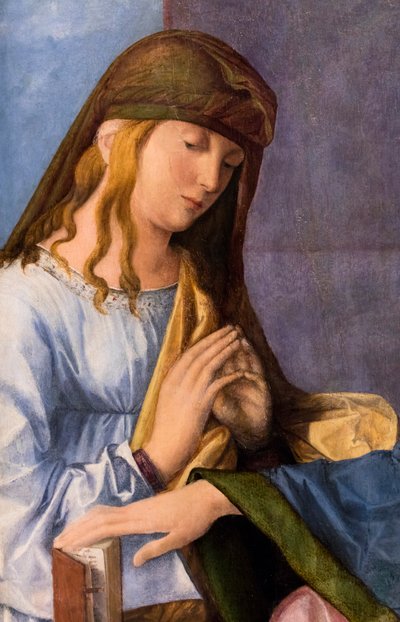 العذراء والطفل والقديس بواسطة فينتشينزو دي بياجيو كاتينا