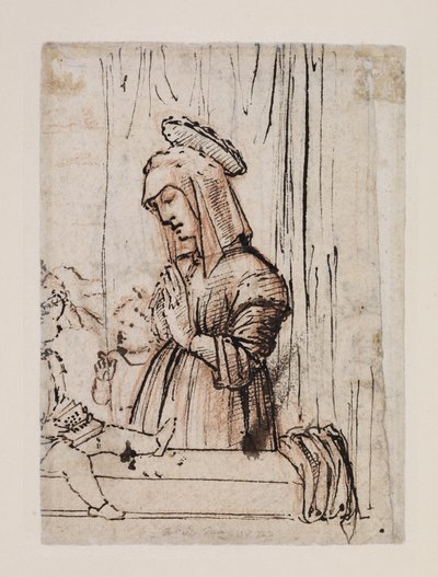 العذراء مغرمة بالمسيح الرضيع مع القديس يوحنا أواخر 1480 - أوائل 1490 بواسطة فيتوري كارباتشيو