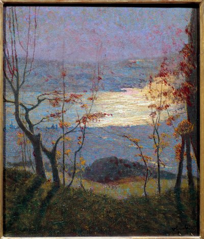 صباح. المناظر الطبيعية الخريف مع الأشجار. رسم فيتوري جروبيسي دي دراجون (1851-1920) إي سي. إيطاليا ، القرن العشرين. زيت على قماش. قاتمة: 0.47 × 0.41 م. باريس ، متحف أورسيه بواسطة فيتوري جروبيسي دي دراجون