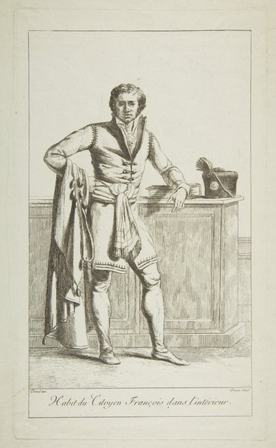 بزي المواطن الفرنسي ، 1794. بواسطة فيفانت دينون