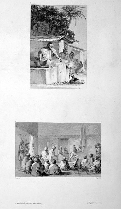 صنع المعكرونة والاجتماع العسكري ، 1802 بواسطة فيفانت دينون