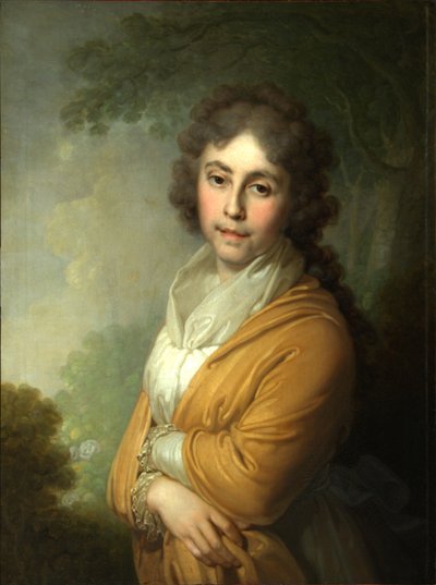 صورة للكونتيسة ناتاليا إيفانوفنا كوراكينا 1795 بواسطة فلاديمير لوكيش بوروفيكوفسكي