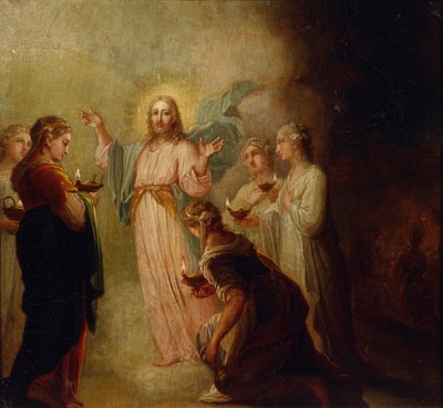 المثل العذارى والحمقاء بواسطة فلاديمير لوكيش بوروفيكوفسكي
