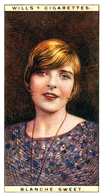 بلانش سويت 1896-1986 ، الممثلة الأمريكية ، 1928. بواسطة إرادة WD و HO