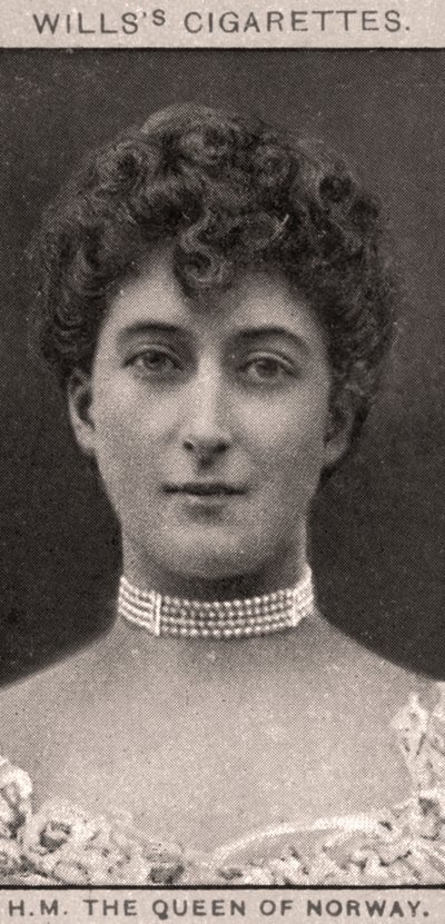 جلالة ملكة النرويج 1908. بواسطة إرادة WD و HO