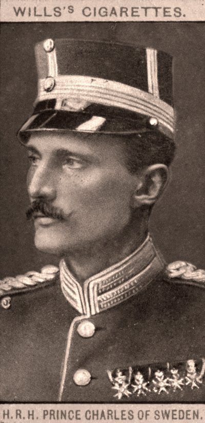 صاحب السمو الملكي الأمير تشارلز أمير السويد ، 1908. بواسطة إرادة WD و HO