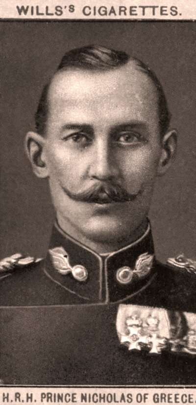 صاحب السمو الملكي الأمير نيكولاس أمير اليونان ، 1908. بواسطة WD and HO Wills