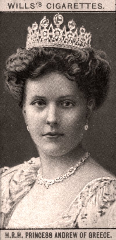 صاحبة السمو الملكي الأميرة أندرو ، اليونان ، 1908. بواسطة إرادة WD و HO