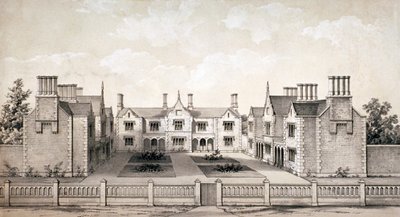 عرض لجوء تجليد الكتب ، طريق بولز بوند ، إيسلينجتون ، لندن ، c1845 بواسطة WL والتون