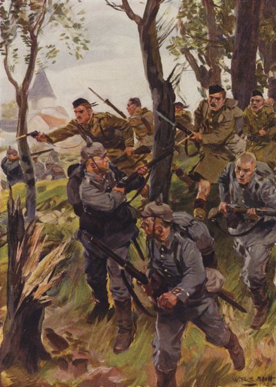 هزيمة Seaforth Highlanders تهزم العدو (اللون الليثو) بواسطة WRS (بعد) ستوت
