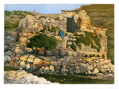 بئر إن روجيل ، القدس ، c1870. بواسطة دبليو ديكنز