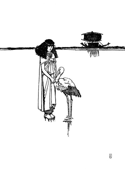 وضع الدائرة الذهبية حول عنقه ، c1930 بواسطة وليام هيث روبنسون
