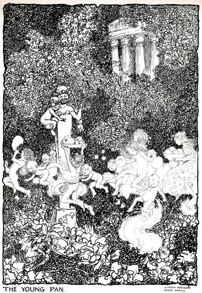 The Young Pan - المرحلة الأولى ، c1920 بواسطة وليام هيث روبنسون