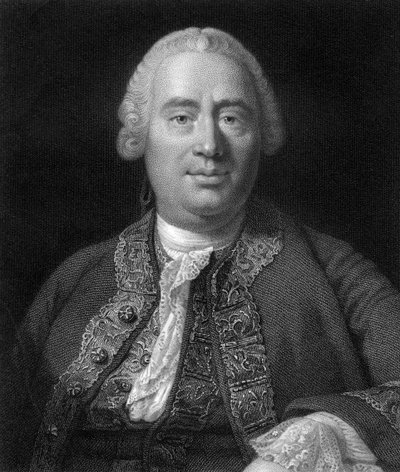 ديفيد هيوم ، الفيلسوف والاقتصادي والمؤرخ الاسكتلندي في القرن الثامن عشر ، 1845 بواسطة دبليو هول