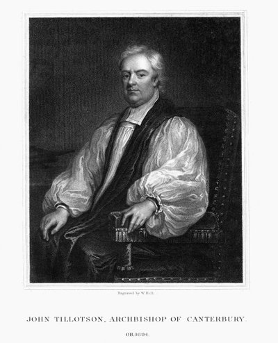 ^ جون تيلوتسون ، رئيس أساقفة كانتربري ، 1832. بواسطة دبليو هول