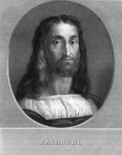 Marcantonio Raimondi ، حفارة إيطالية ، 1836. بواسطة دبليو هول