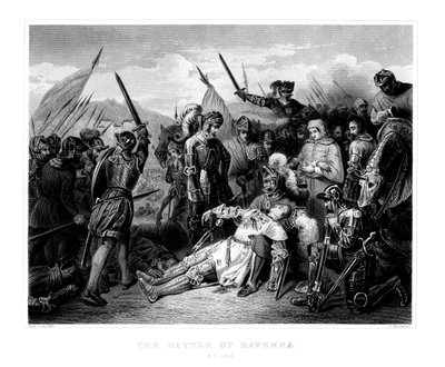 معركة رافينا ، 11 أبريل 1512 ، 1875 بواسطة دبليو هولاند