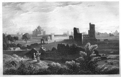 قبر Humaioon ، دلهي ، الهند ، c1860. بواسطة دبليو ميللر