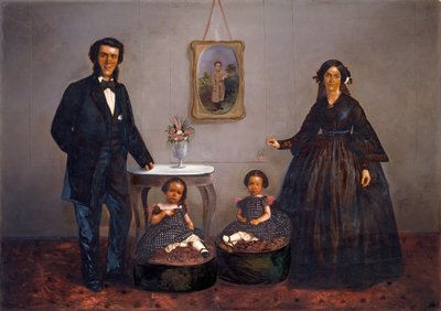 صورة عائلية ، كاليفورنيا. 1855 بواسطة دبليو بيني