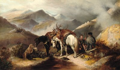 المطاردة في المرتفعات ، 1871 بواسطة WW موريس
